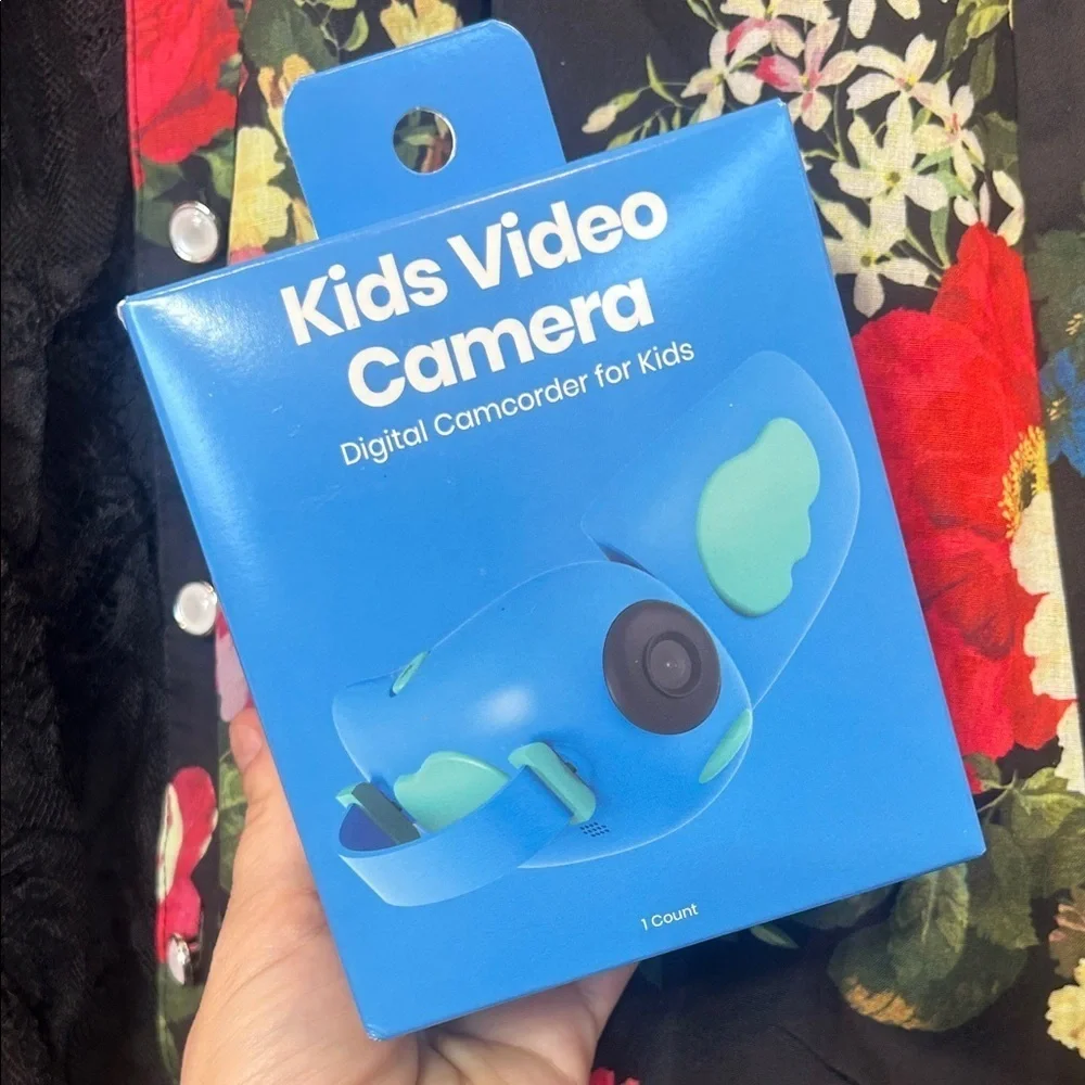 Blue Kids Video Camera new in box digital camcorder blue teal combo